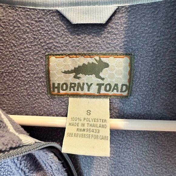 Toad & Co Light Blue Fleece Full Zip Vest - Size Small - EUC - Picture 4 of 6